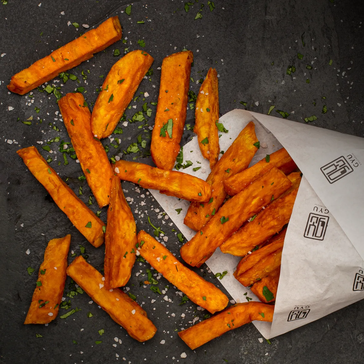 Porción de camote frito